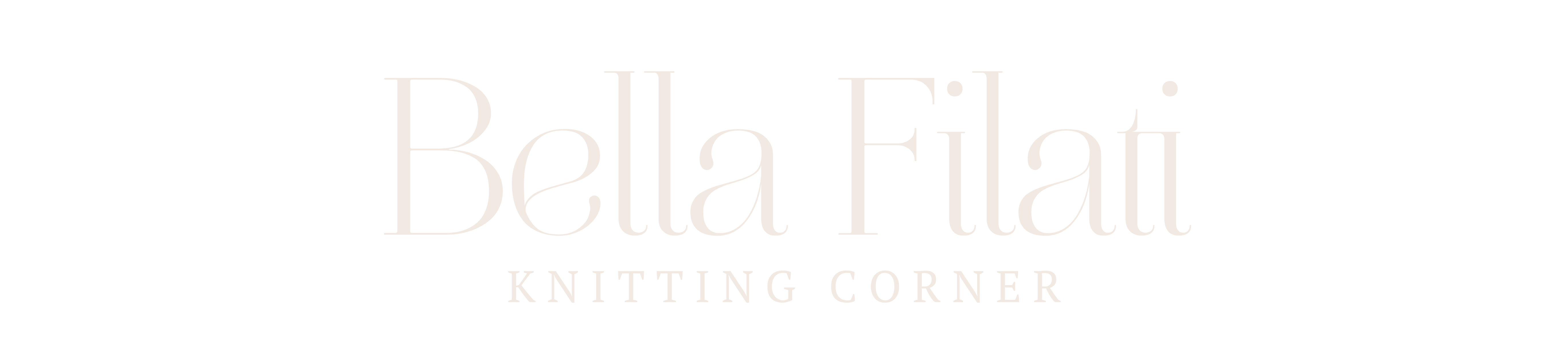 Bella Filati Knitting Corner